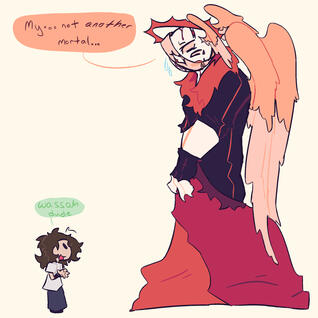 anael and my friend BLEEEGH/pos